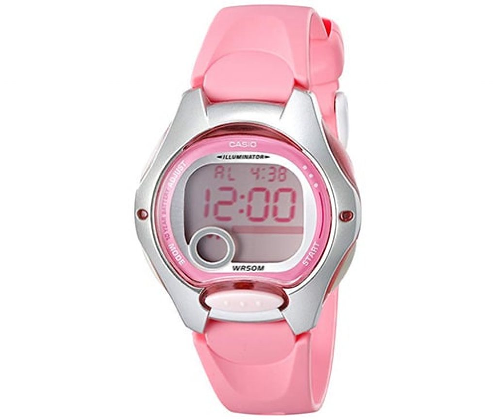 reloj casio deportivo color rosado para damas