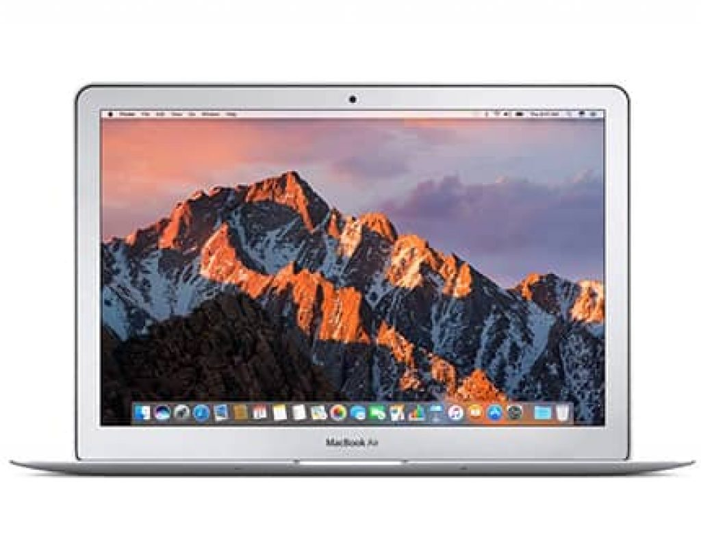 macbook air pro de apple color plata con 8gb de memoria ram y 128gb de disco duro ssd