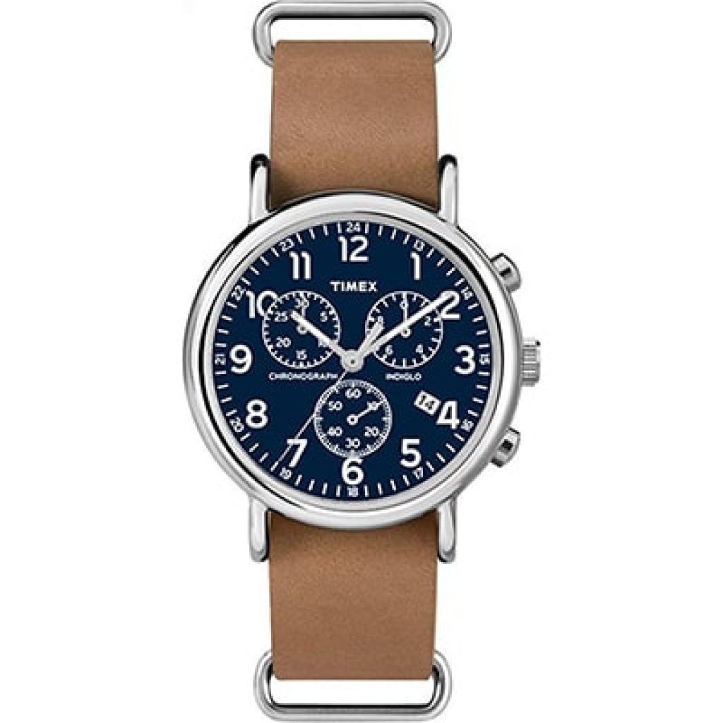 reloj timex formal para hombre analogico color azul